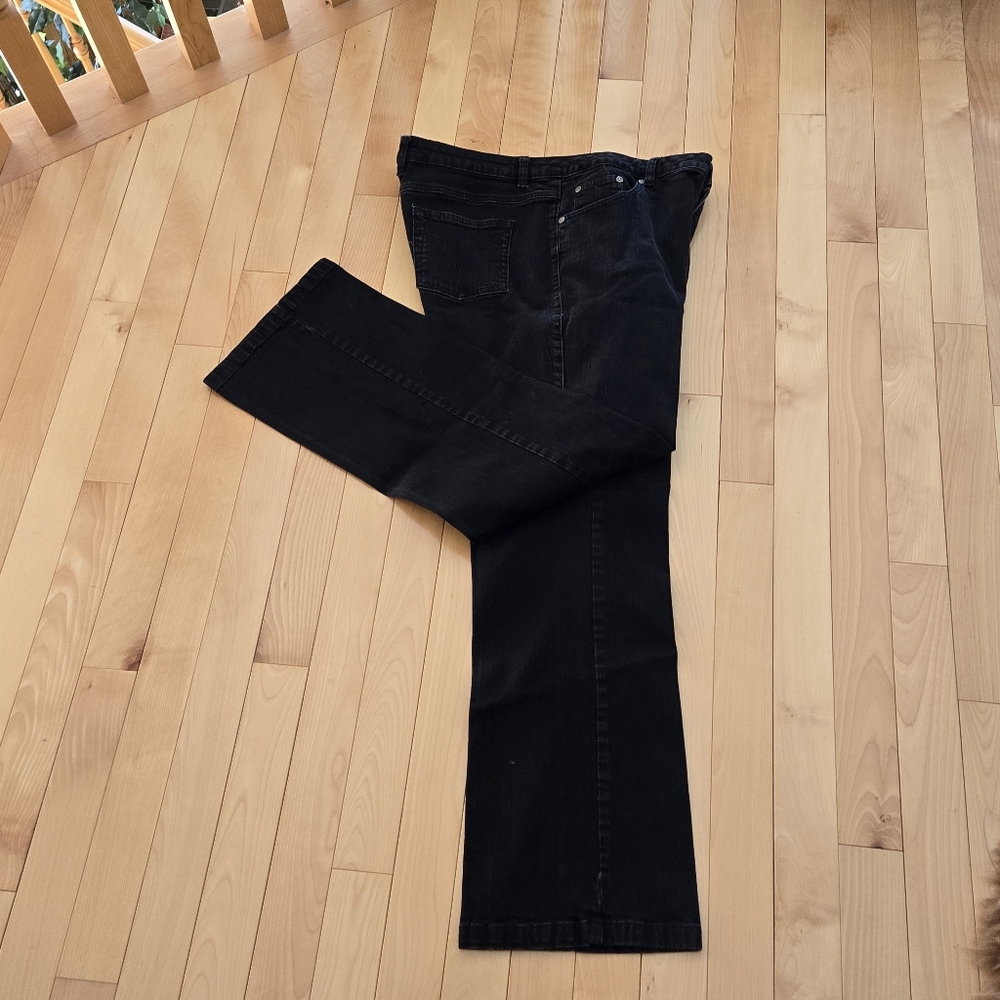 Vintage Westport Black Denim Jeans – Like New – Size Based on Measurements
